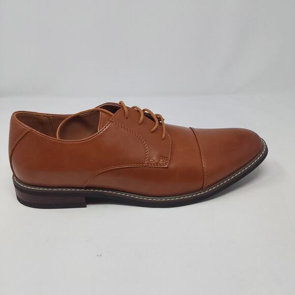 Bruno Marc Brown Cap Toe Oxford Dress Shoes Men’s 9.5 Lace Up Formal AG3UFFER main image 12